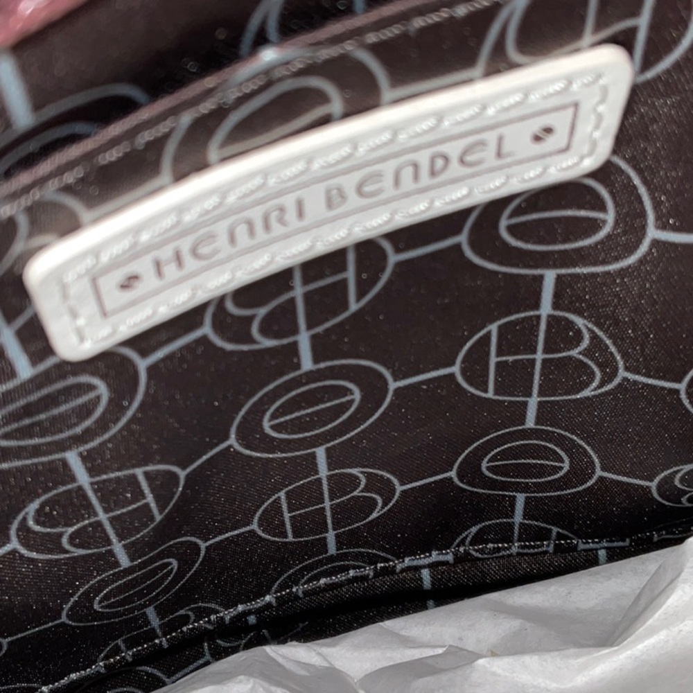 Henri Bendel West 57th Large Cosmetic Clutch Bag Pink NWT - Picture 8 of 8